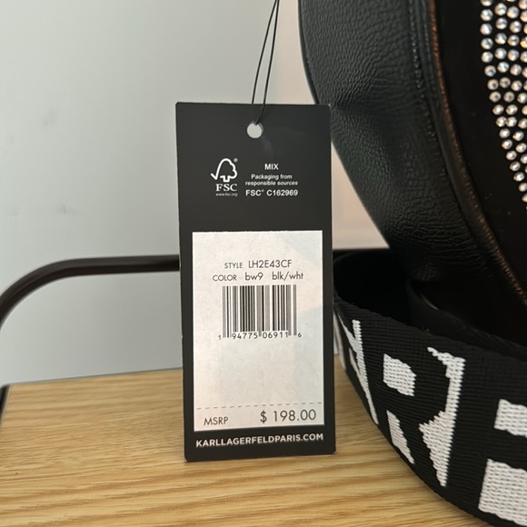 Shiney Karl Lagerfeld Paris love Karl heart cross body - Picture 3 of 6